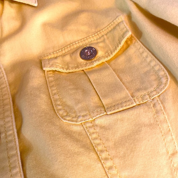 Women's Yello Denim Jacket, size 10 - Picture 4 of 5